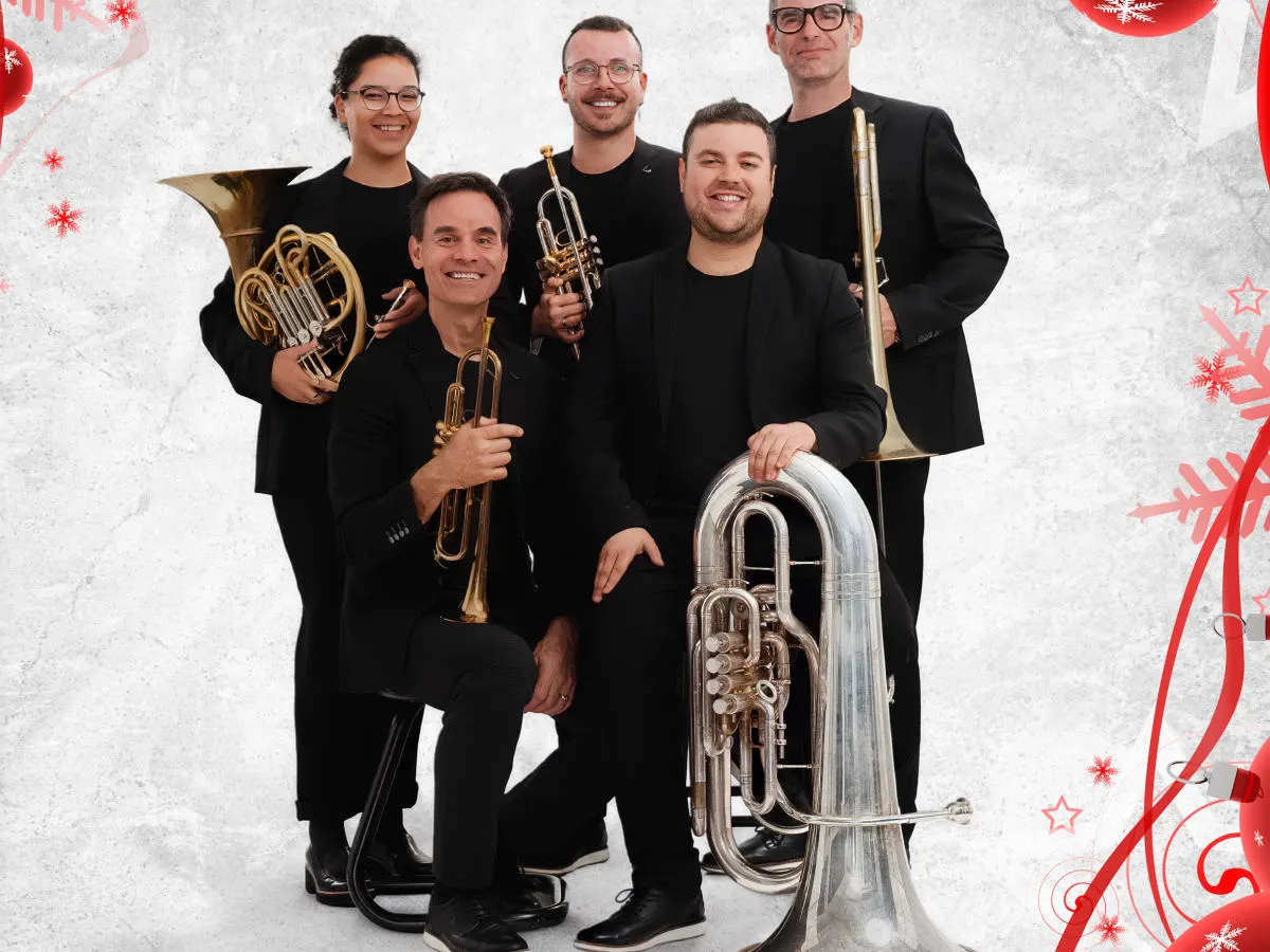 Les membres de l'ensemble Buzz Cuivres