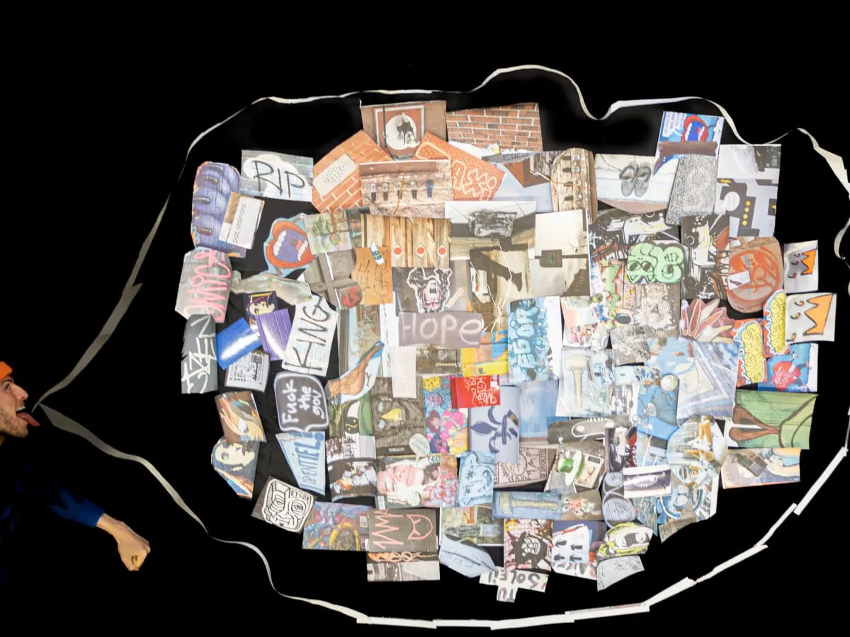 Un collage d'images diverses