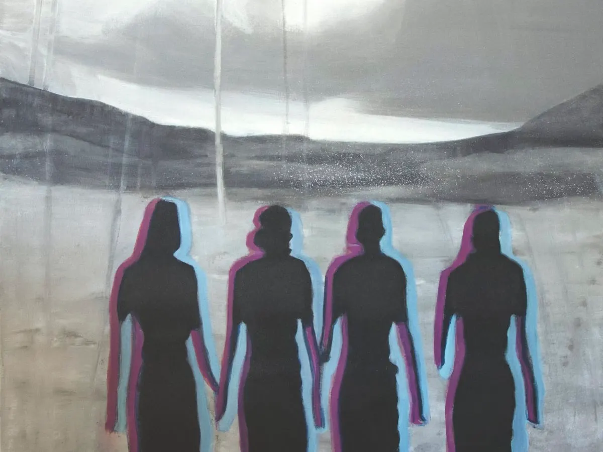 quatre femme de dos