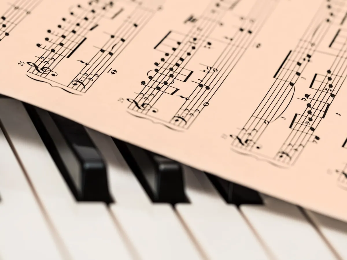 piano et partition