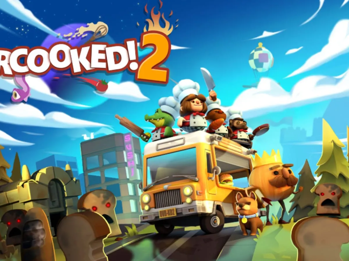 Image animé de promotion du jeu vidéo Overcooked 2